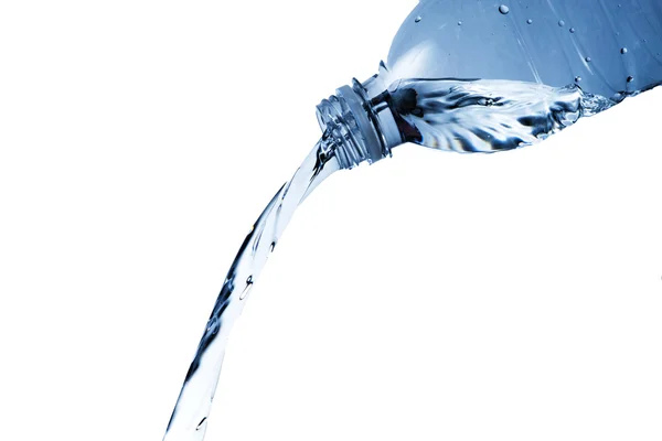 Botella de agua agua pura con burbuja de agua —  Fotos de Stock