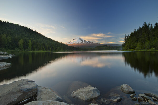 The volcano mountain Mt. Hood