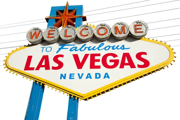 Welkom bij Fabulous Las Vegas teken — Stockfoto