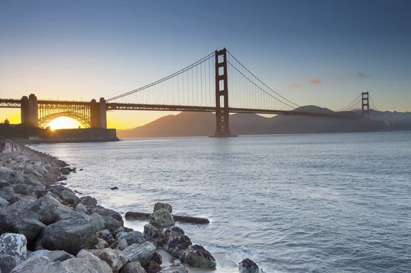 Puente de puerta de oro — Foto de Stock