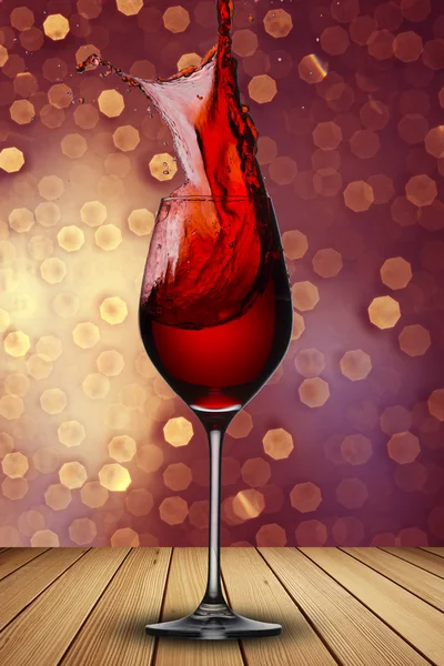 Rozprysk wina — Zdjęcie stockowe