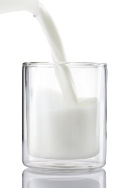 Bir bardak süt.