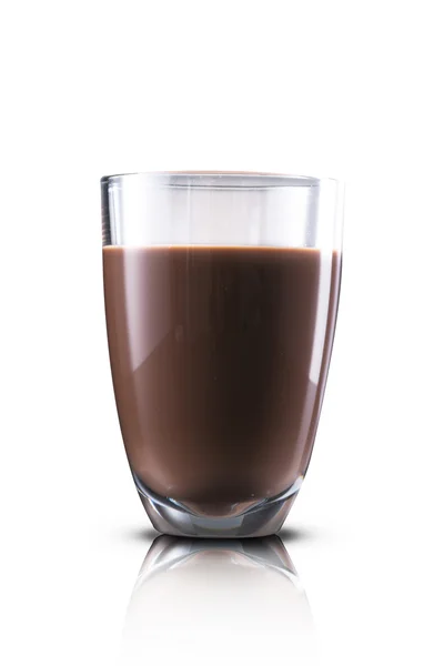 チョコレートのガラス — ストック写真
