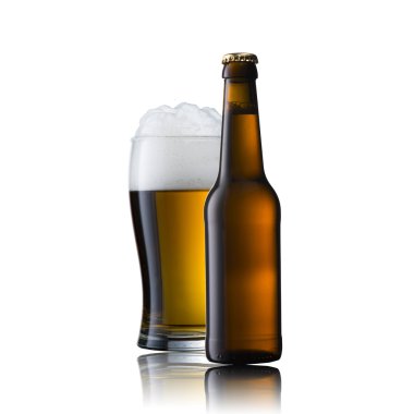 Şişeli bira bardağı.