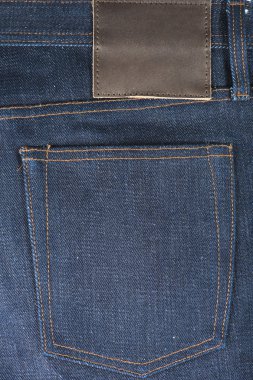 kot pantolonla deri etiket