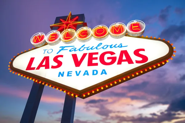 Las Vegas neon sign — Stock Photo, Image