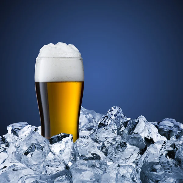 Ποτήρι κρύα μπύρα — Φωτογραφία Αρχείου