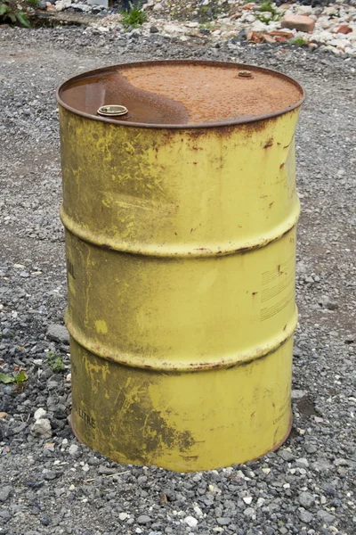 Yellow Barrel — Stock Photo, Image