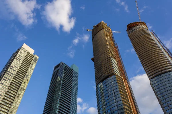 Construção de condomínios em Canadá — Fotografia de Stock