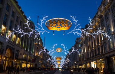 Regent street Noel ışıkları 2013