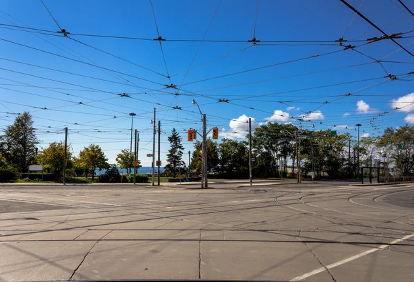 Tramvaj kabely — Stock fotografie