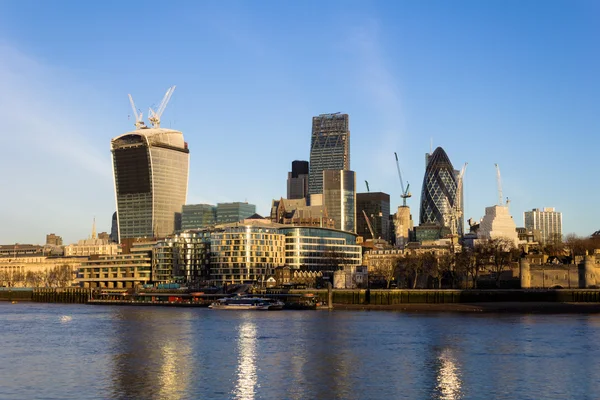 Londen city in de ochtend — Stockfoto