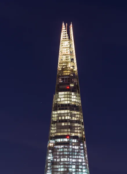 Shard at Night in London — Stock Photo, Image