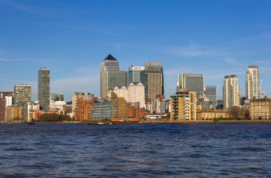 Canary wharf Batı'nın gündüz