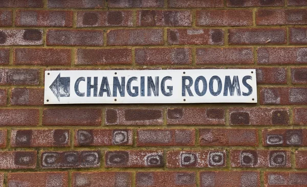Değişen Odalar işareti — Stok fotoğraf