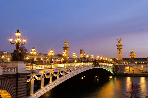 Pont alexandre iii brug — Stockfoto