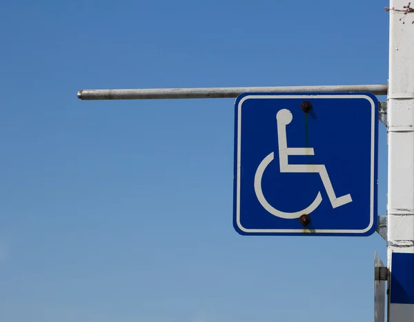 Closeup to a Disabled Sign — Stock Photo, Image