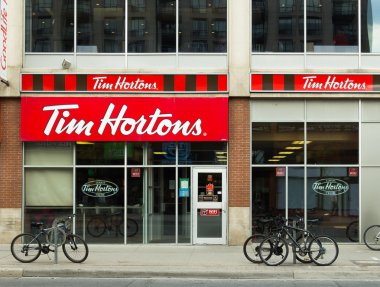 Tim hortons kahve dükkanı