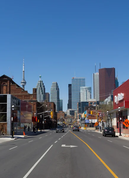 Вид на центр Торонто — стоковое фото