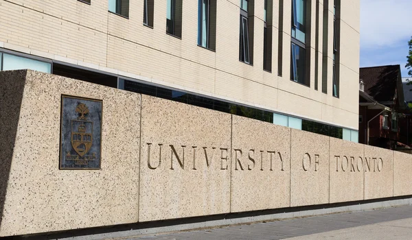 Torontská univerzita znamení — Stock fotografie