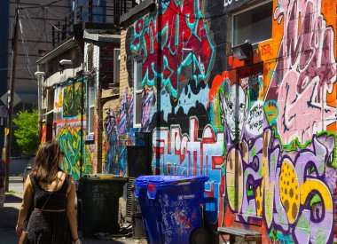 Toronto graffitti sokak