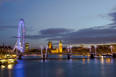 Londra gece cityscape