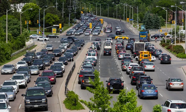 Heavy Traffic in Toronto — Stock Photo, Image