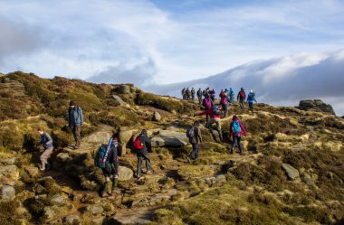 yürüyüşçüler peak District
