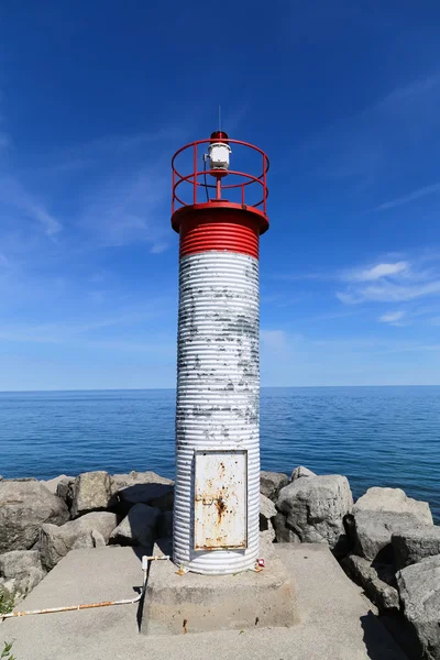 Farol simples em ontário — Fotografia de Stock