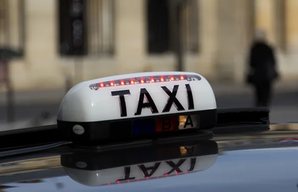 Taxi a Parigi — Foto Stock