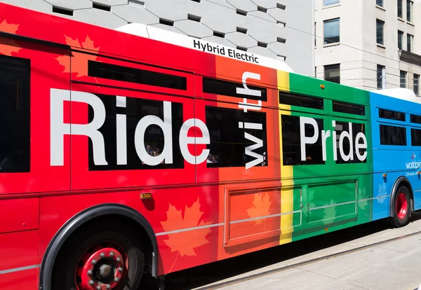 Colorful TTC Bus — Stock Photo, Image