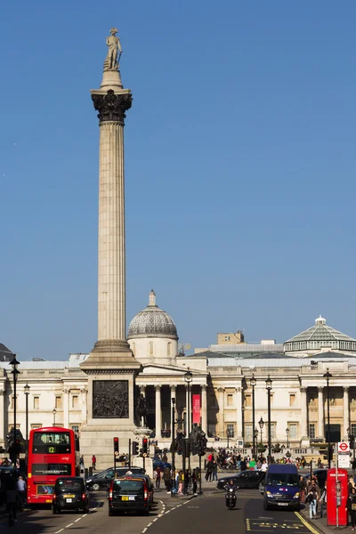 Trafalgar square Londen — Stockfoto