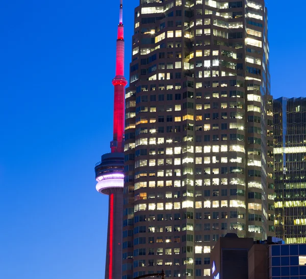Torre CN e arranha-céus — Fotografia de Stock