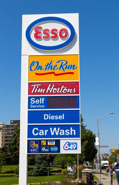 Esso Gas Sign — Stock Photo, Image