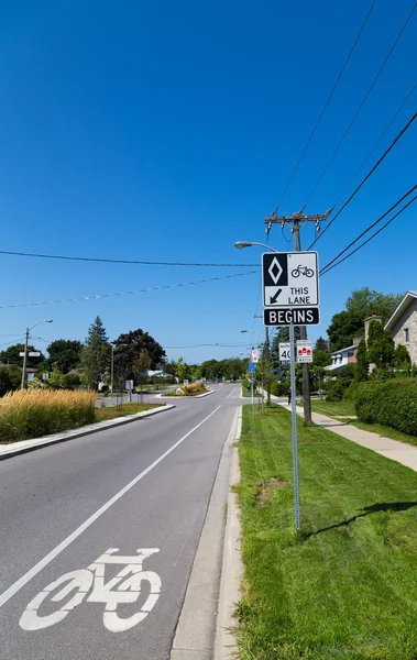 Toronto Cycle Lane — Stock Photo, Image