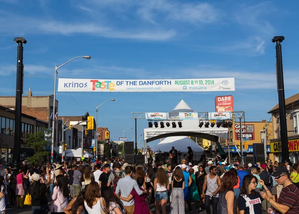 Taste of the Danforth Toronto — Stock Photo, Image