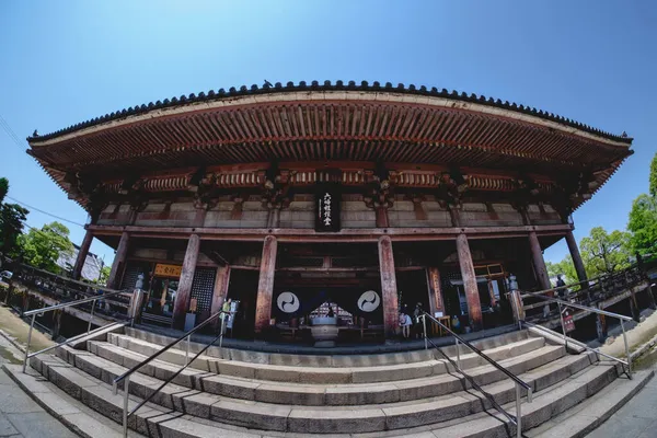 Shitennoji Budist Tapınağı Ndaki Güzel Geleneksel Bina Osaka Japonya — Stok fotoğraf