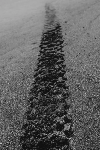 Motorrad Radweg Sand — Stockfoto