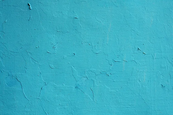 Texture de vieux mur bleu peint — Photo