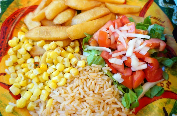 Meksika mutfağı - garnitür sebze ve pirinç