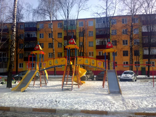 Inverno de playground — Fotografia de Stock