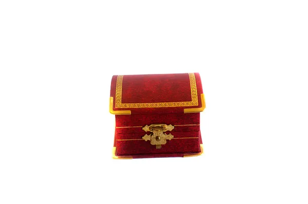 Red and gold casket — Stock Photo, Image