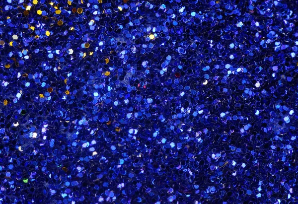 Petites paillettes bleues comme fond — Photo