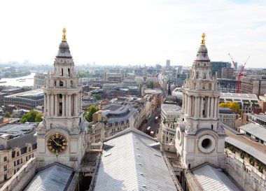 Londra Şehir Manzaralı üst St paul Katedrali