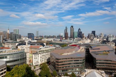 Londra Şehir Manzaralı üst St paul Katedrali