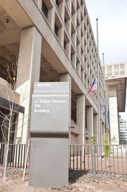 FBI building in Washington DC USA clipart