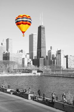 chicago manzarası