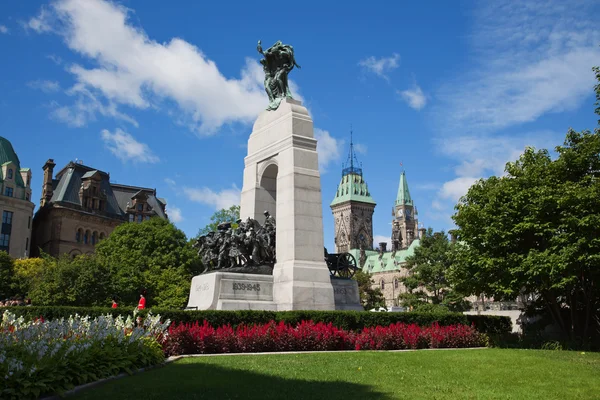 Nationale oorlogsmonument in ottawa — Stockfoto