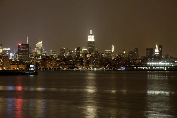 The New York City Skyline right — Stock Photo, Image