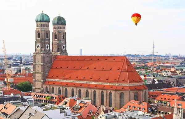 Die Luftaufnahme der Münchner Innenstadt — Stockfoto